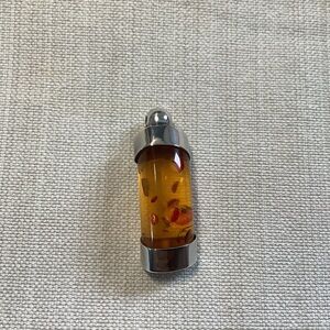 Sterling Silver and Amber Pendant